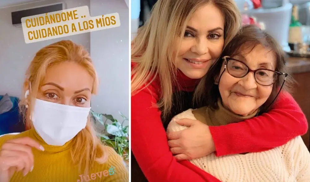 "Así lo he hecho desde que se inició esta pandemia que nos cambió a todos”, dijo la conductora. Foto: composición Instagram "Así lo he hecho desde que se inició esta pandemia que nos cambió a todos”, dijo la conductora. Foto: composición Instagram