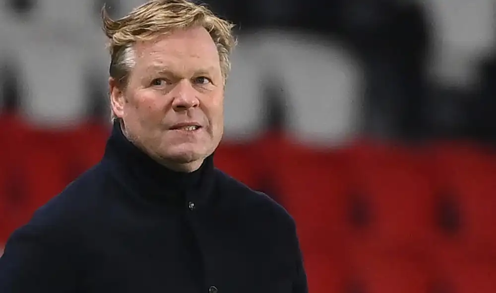 Koeman se perdería dos fechas del Barcelona. Foto: AFP