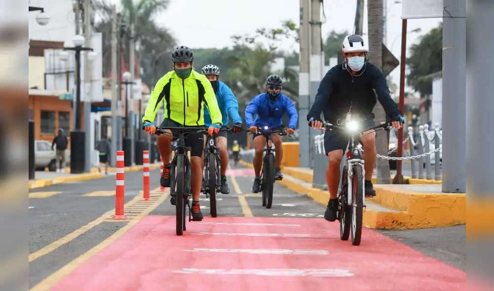 La nueva ciclovía conecta con la que se encuentra en la avenida Huaylas. Foto: Andina