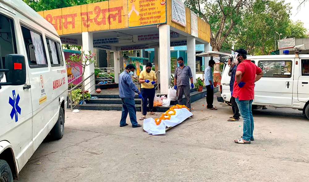 India ha sido severamente golpeada por la COVID-19. Foto: EFE India ha sido severamente golpeada por la COVID-19. Foto: EFE
