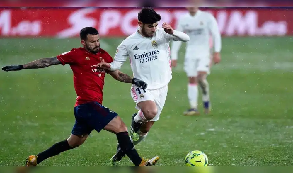 Real Madrid vs. Osasuna se verá a partir de las 2.00 p. m. (hora peruana) por DirecTV Sports. Foto: AFP