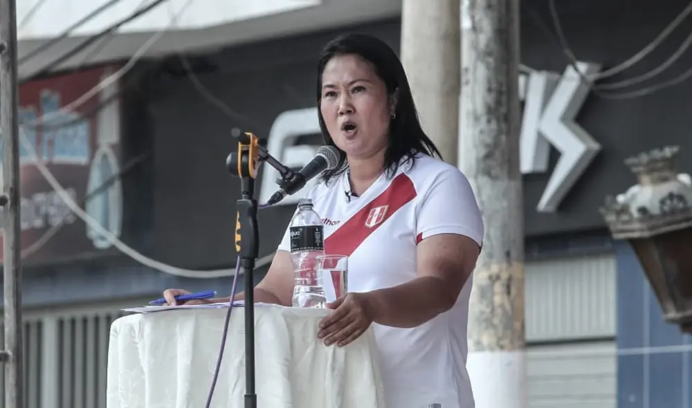 Keiko Fujimori protagonizó junto a Pedro Castillo el primer debate presidencial, el cual se realizó en Chota. Foto: Aldair Mejía/La República Keiko Fujimori protagonizó junto a Pedro Castillo el primer debate presidencial, el cual se realizó en Chota. Foto: Aldair Mejía/La República