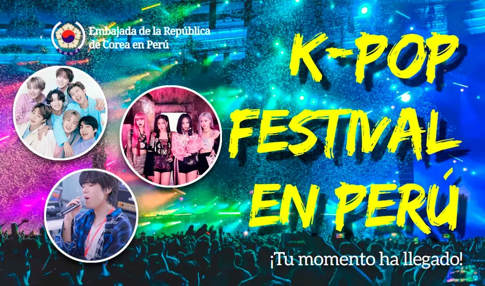 Mira los pasos y requisitos para concursar en este evento de K-pop. Foto: composición/Embajada de Corea Mira los pasos y requisitos para concursar en este evento de K-pop. Foto: composición/Embajada de Corea