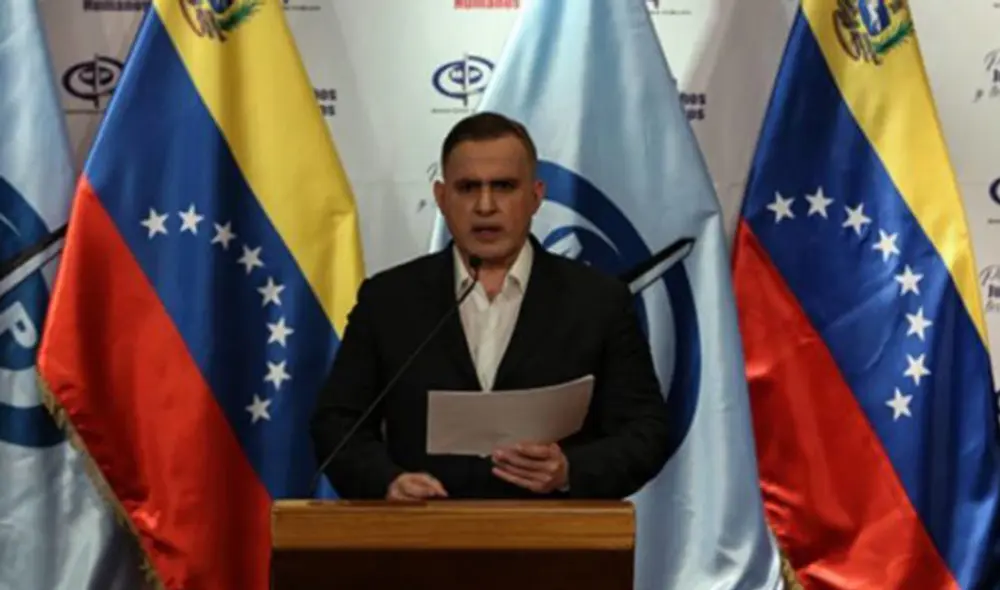 El fiscal general, Tarek William Saab, se pronunció a través del canal estatal Venezolana de Televisión (VTV). Foto: El Pitazo El fiscal general, Tarek William Saab, se pronunció a través del canal estatal Venezolana de Televisión (VTV). Foto: El Pitazo