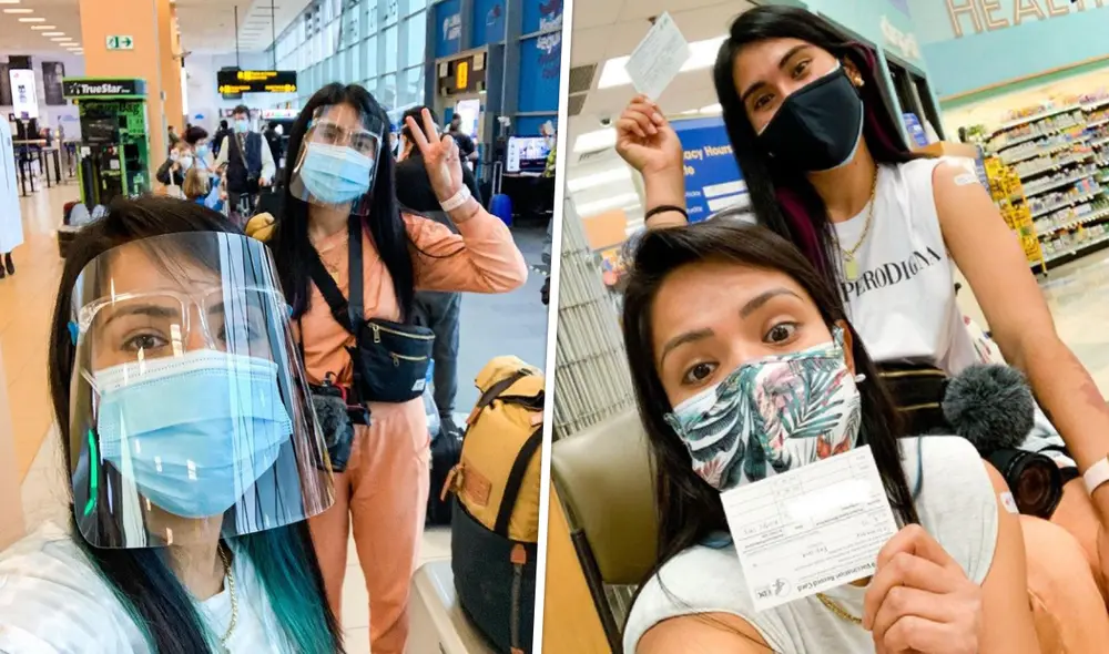 Fátima y Daniela de Misias pero viajeras viajaron hasta Texas (Estados Unidos) para vacunarse contra el coronavirus. Foto: Misias pero viajeras/Instagram