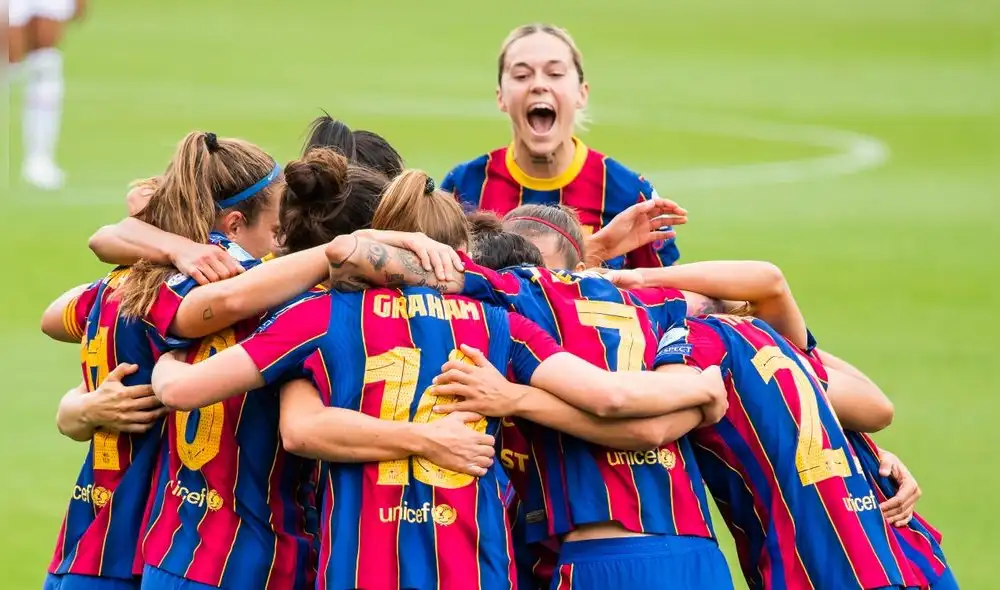 Barcelona ganó al PSG en la semifinal de la Champions League Femenina. Foto: Twitter/FCBarcelona