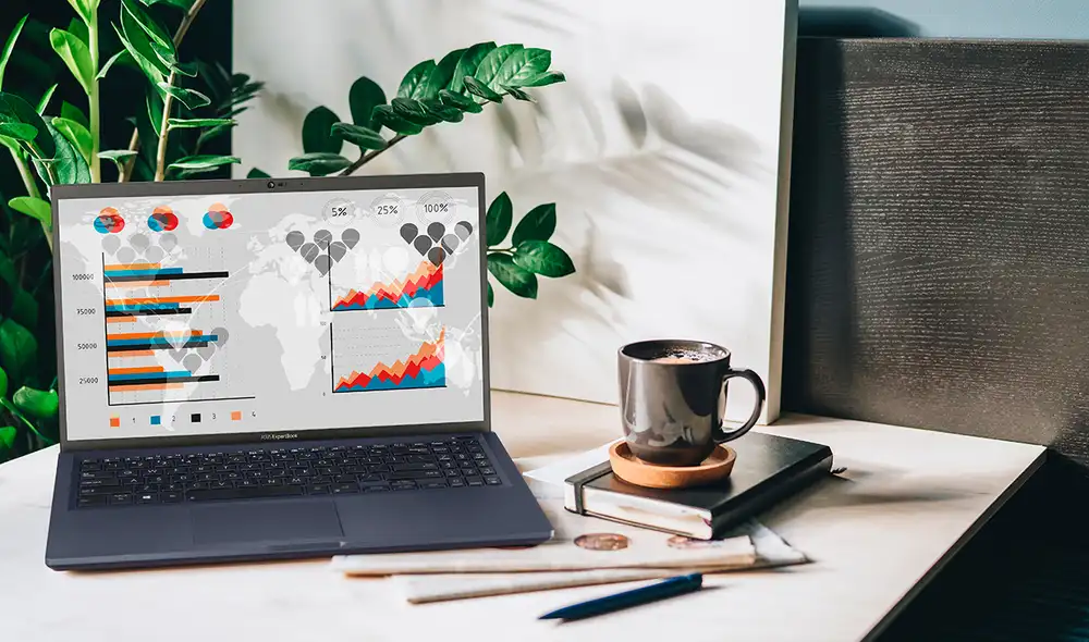 Las nuevas laptops de ASUS funcionarán con un procesador de Intel Core I7 de undécima generación. Foto: ASUS