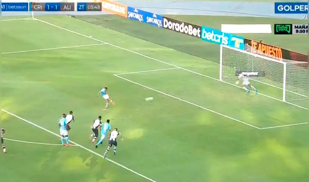 Alejandro Hohberg registra cuatro goles en la temporada de la Liga 1. Foto: captura Gol Perú