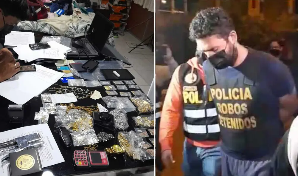 Durante la intervención se logró capturar al presunto líder de la organización, Glen Parra. Foto: composición La República