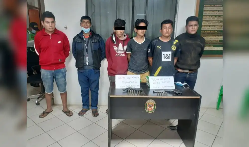 Serían integrantes de la banda criminal autodenominada “La Gran Familia de San José”. Foto PNP