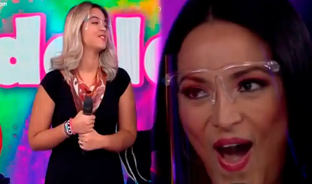 La joven influencer de 18 años dejó impactados a los presentes. Foto: captura América TV La joven influencer de 18 años dejó impactados a los presentes. Foto: captura América TV