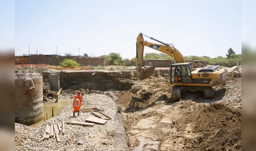 Obras fueron abandonadas en marza por contratista. Foto: Andina