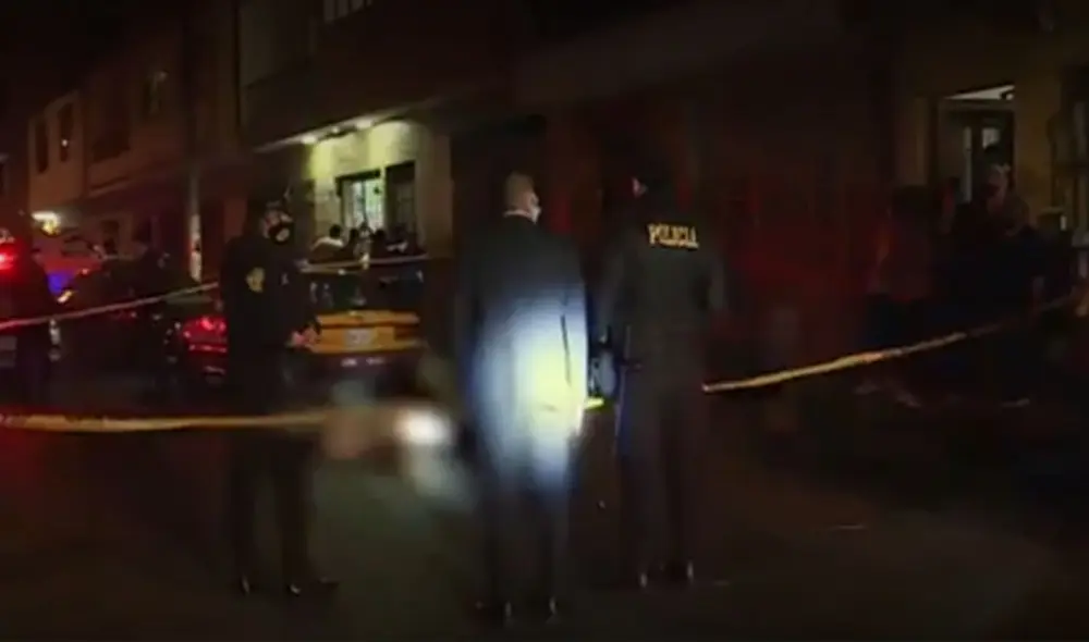 Peritos de Criminalística realizó la pesquisa del caso. Foto: captura de América