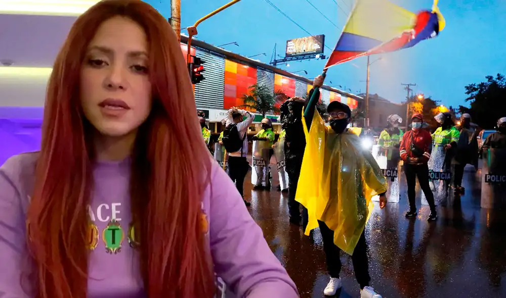 La cantante colombiana lamentó las muertes a causa de la represión en su país. Foto: composición/Carlos Ortega y AFP