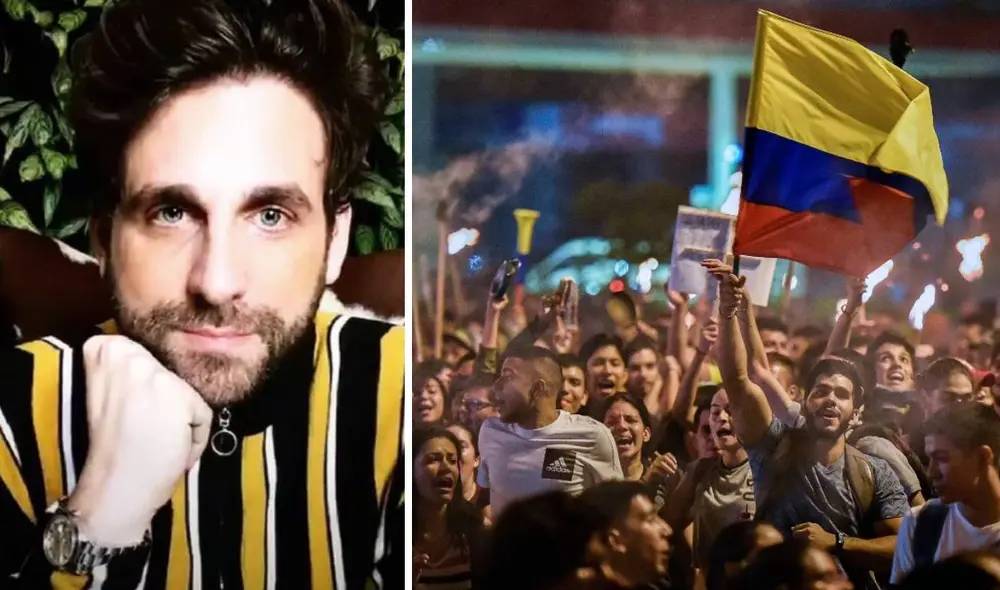 Rodrigo González extiende su apoyo hacia los colombianos. Foto: difusión Rodrigo González extiende su apoyo hacia los colombianos. Foto: difusión