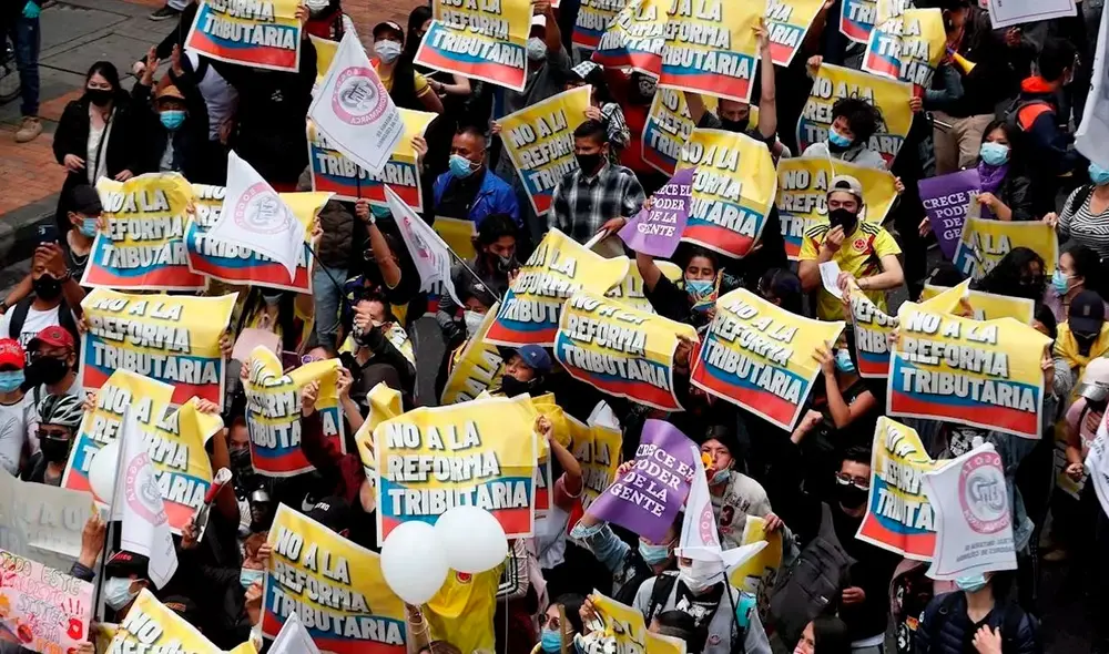 El presidente de Colombia presentará una nueva propuesta de reforma tributaria tras el rechazo popular de la primera. Foto: EFE