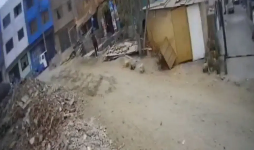 Vecinos denuncian constantes asaltos en la zona. Foto: captura de ATV Vecinos denuncian constantes asaltos en la zona. Foto: captura de ATV