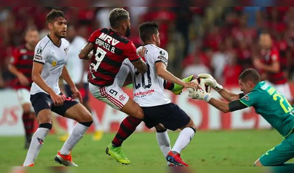 LDU Quito vs. Flamengo jugarán desde las 7.30 p. m. (hora peruana) por Fox Sports 2 Fox Play. Foto: AFP