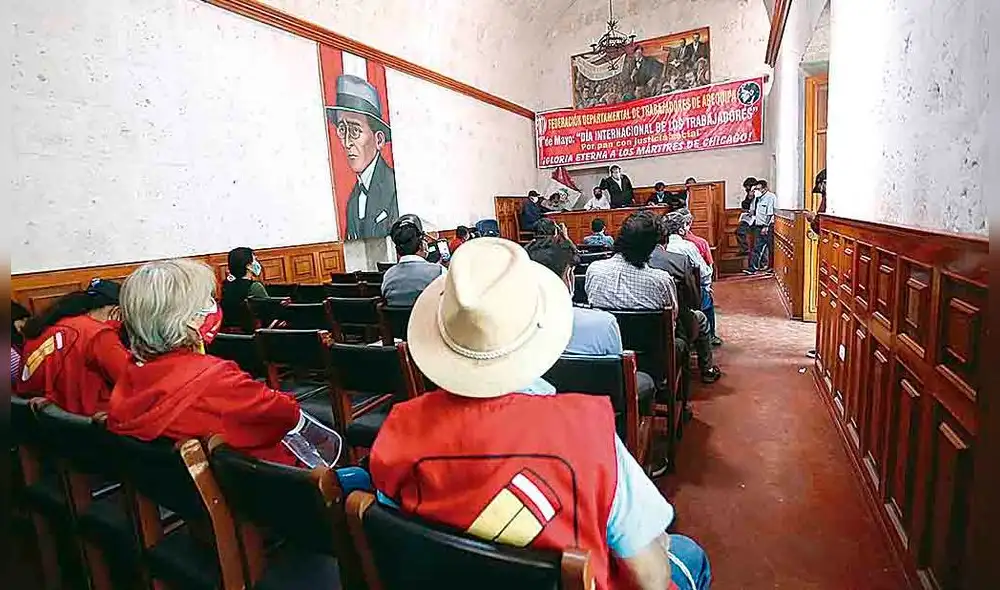 Propuesta. Los coordinadores del frente anunciaron que elaboran una propuesta para alcanzarla al candidato de Perú Libre.