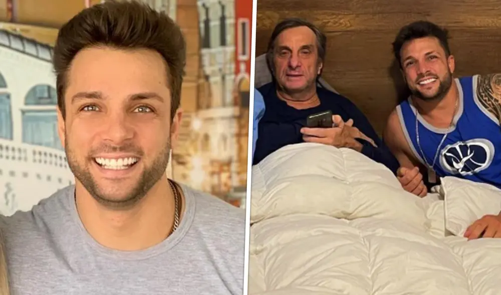 Nicola Porcella celebra la recuperación de su padre. Foto: Nicola Porcella/Instagram