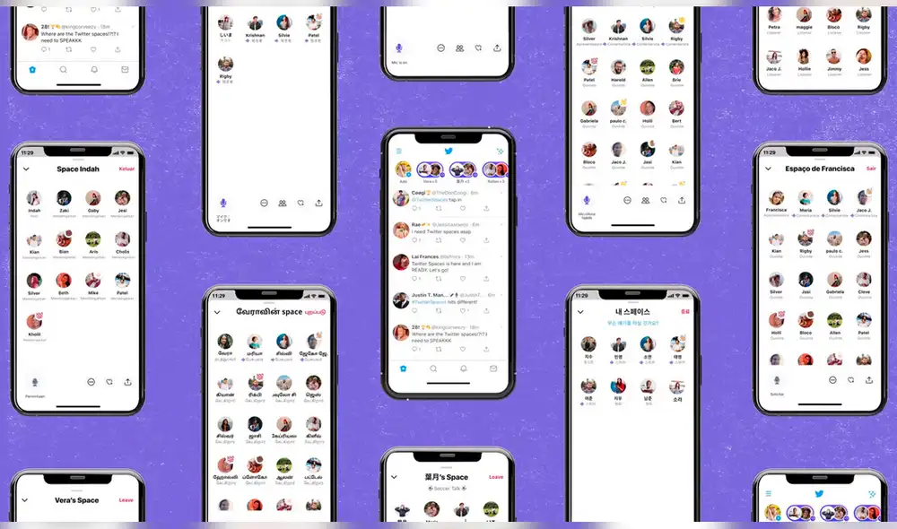 Twitter Spaces ya está disponible para la versión de la red social en iOS y Android. Foto: Xataka