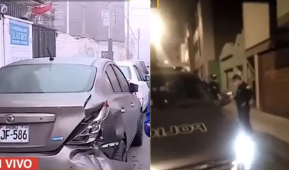 Accidente se registró cerca de la 1 de la mañana. Foto: captura de Latina