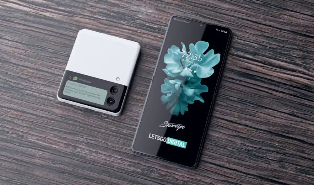 El teléfono plegable de Samsung llegaría en julio. Foto: LetsGoDigital