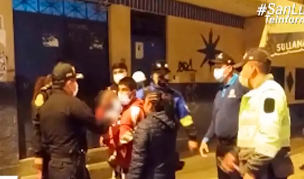 Hombre fue enviado a la Comisaría de Yerbateros. Foto: captura de la Municipalidad de San Luis Hombre fue enviado a la Comisaría de Yerbateros. Foto: captura de la Municipalidad de San Luis