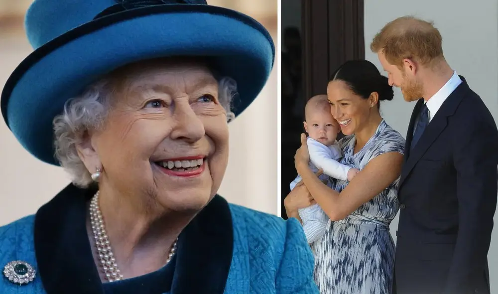 Fue a través de las redes sociales que la monarca inglesa le extendió una calurosa felicitación a su bisnieto, y al igual lo hicieron el príncipe William y Kate Middleton. Foto: composición AFP