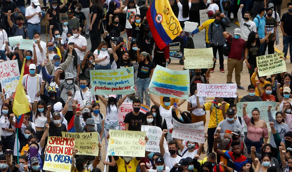 Uno de los principales motivos de protesta es la brutalidad mostrada por las fuerzas policiales. Foto: EFE