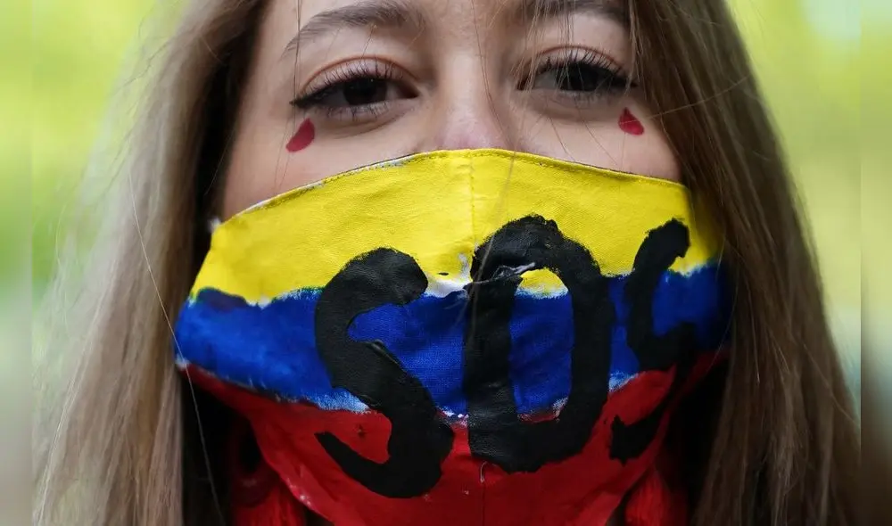 Se han registrado alrededor de 15 casos de violencia de género durante las protestas en Colombia. Foto: AFP/ Timothy A. Clary Se han registrado alrededor de 15 casos de violencia de género durante las protestas en Colombia. Foto: AFP/ Timothy A. Clary