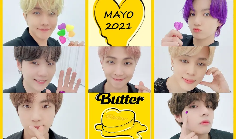 Calendario de actividades para mayo 2021 de BTS. Foto: composición La República