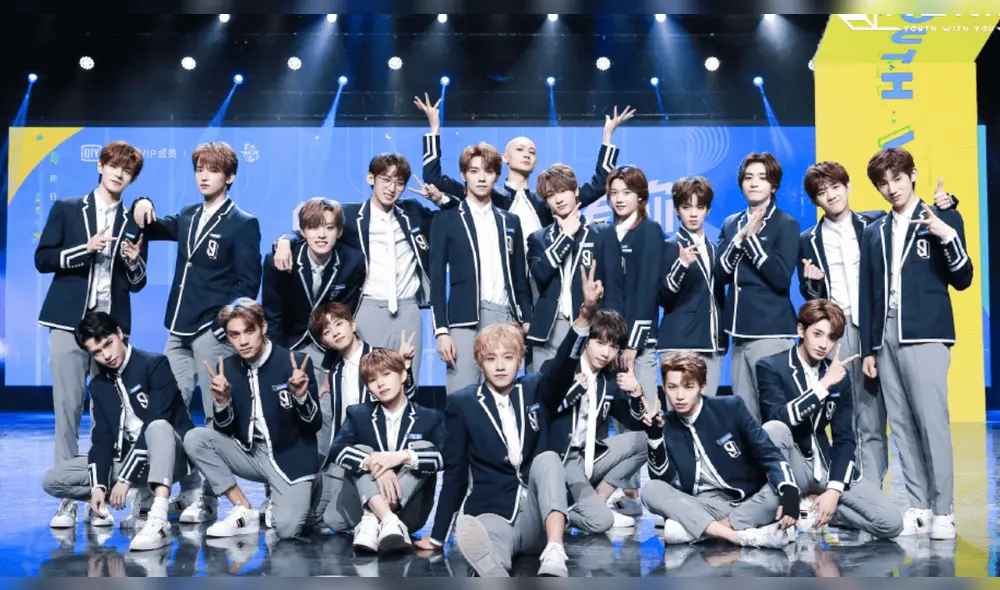 Finalistas de Youth with you antes de la salida de Tony. Foto: iQIYI