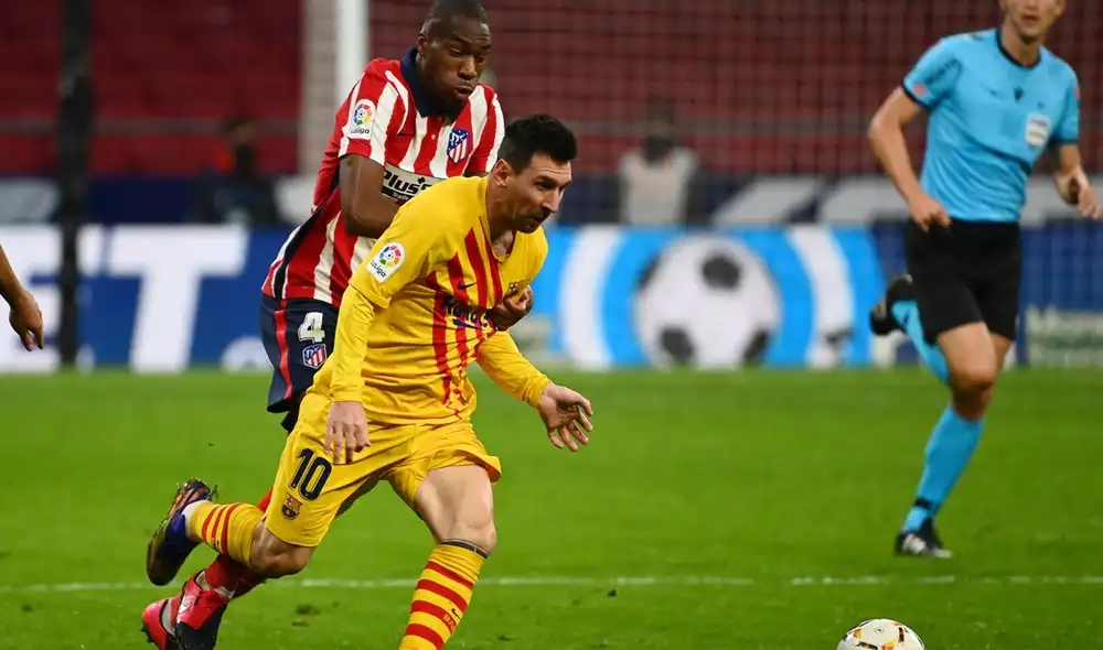 Atlético de Madrid venció 1-0 al Barcelona en su último duelo por LaLiga. Foto: EFE