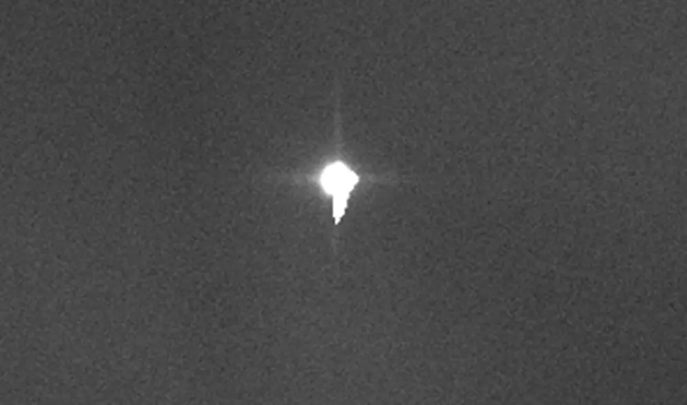 Se calcula que la nave regresaría a la Tierra este fin de semana. Foto: captura de The Virtual Telescope Project. Se calcula que la nave regresaría a la Tierra este fin de semana. Foto: captura de The Virtual Telescope Project.