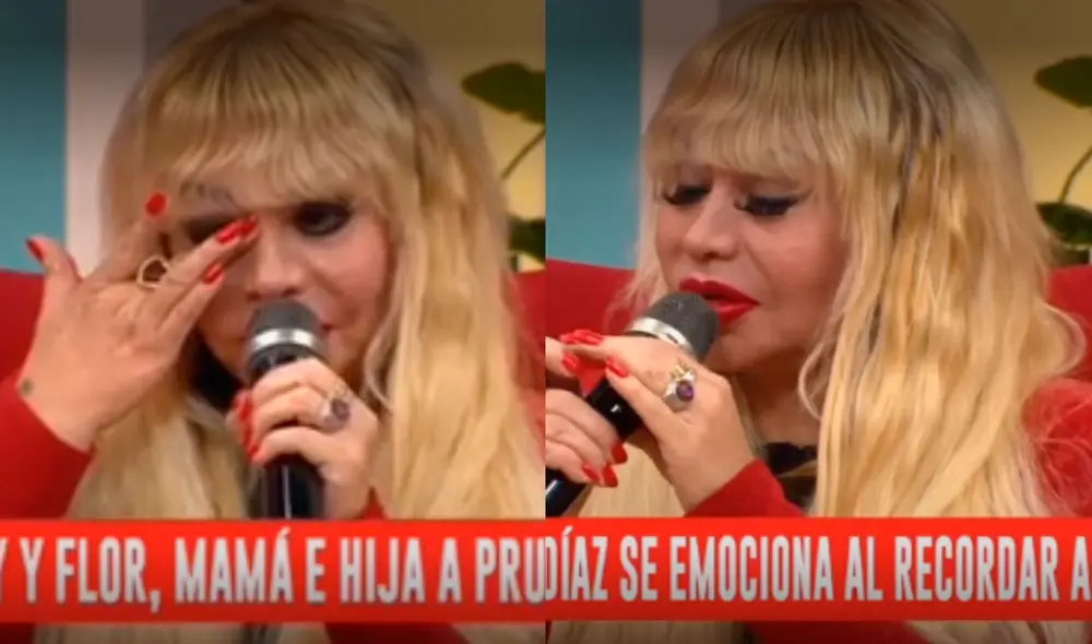 La exbailarina recordó a sus hermanos y sobrino que fallecieron a causa de la COVID-19. Fotos: captura/América TV La exbailarina recordó a sus hermanos y sobrino que fallecieron a causa de la COVID-19. Fotos: captura/América TV