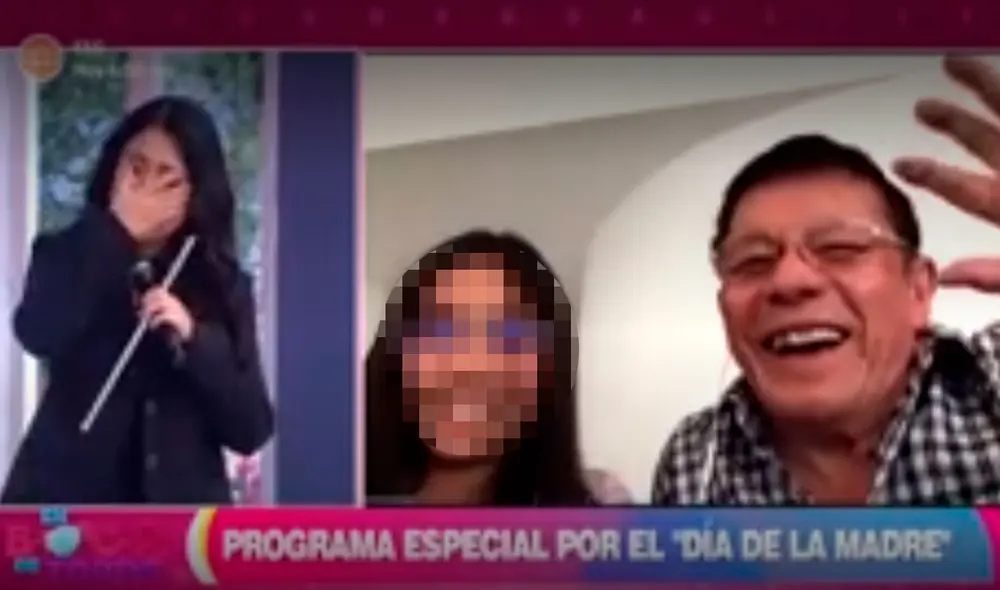 La presentadora vivió un emotivo encuentro con su familia. Foto: captura/América TV