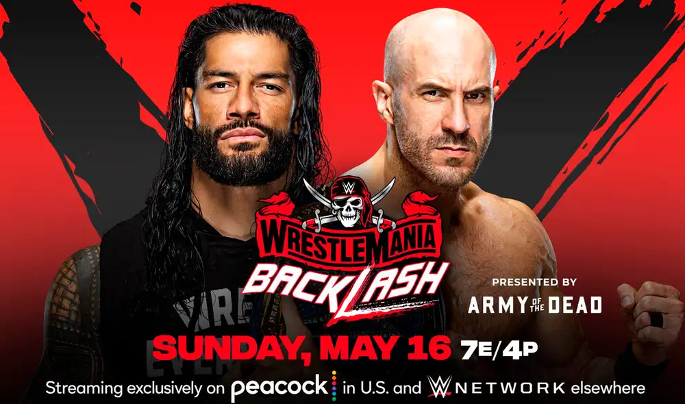 Cesaro y Roman Reigns lucharán en Wrestlemania Backlash 2021. Foto: WWE