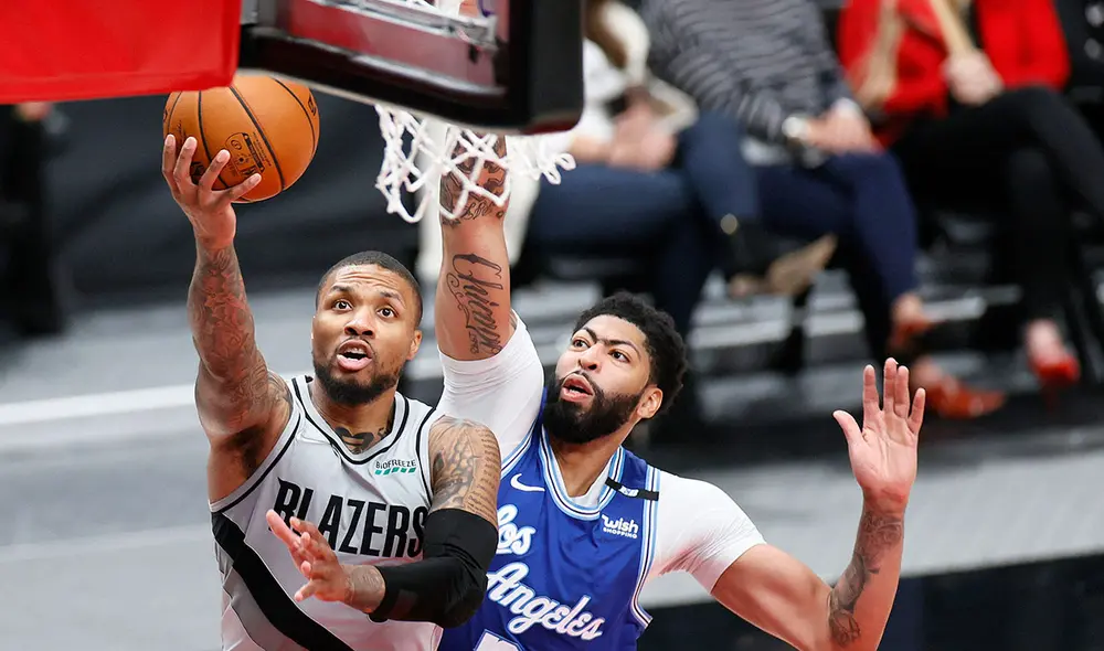 Portland Blazers venció a Los Angeles Lakers por una nueva fecha de la NBA. Foto: AFP Portland Blazers venció a Los Angeles Lakers por una nueva fecha de la NBA. Foto: AFP