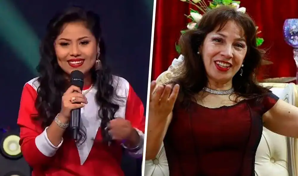 La joven imitadora se ha ganado el cariño de la artista original. Foto: composición/captura de Latina/difusión