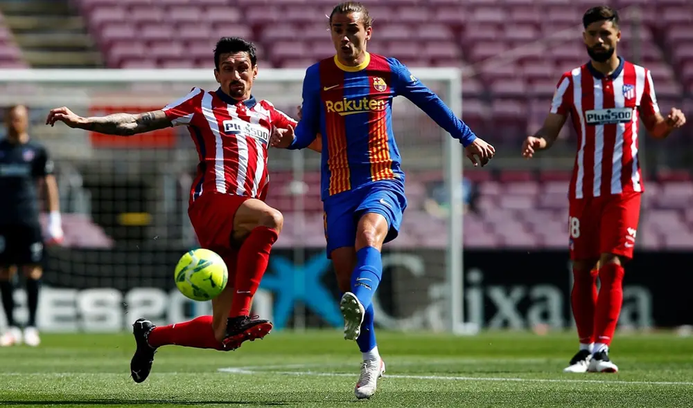 Atlético de Madrid lidera la tabla de posiciones de LaLiga. Foto: EFE