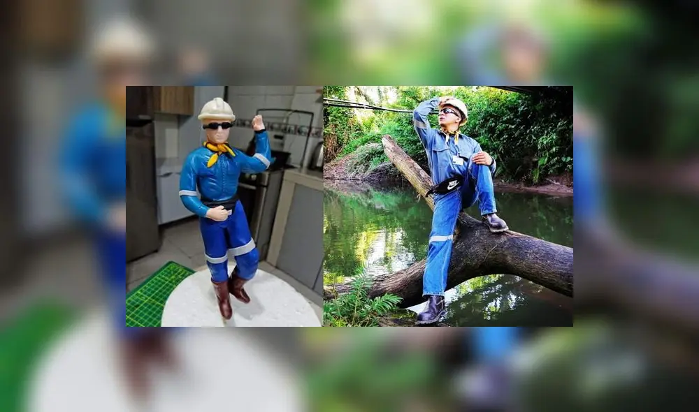 Un grupo de reposteros aprovechó la tendencia de la pegadiza canción para diseñar al conocido 'Ingeniero Bailarín'. Foto: captura de Facebook