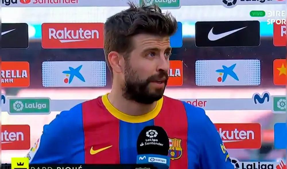 Gerard Piqué jugó los 90 minutos y tuvo una ocasión clara de gol en el partido. Foto: DirecTV Sports Gerard Piqué jugó los 90 minutos y tuvo una ocasión clara de gol en el partido. Foto: DirecTV Sports