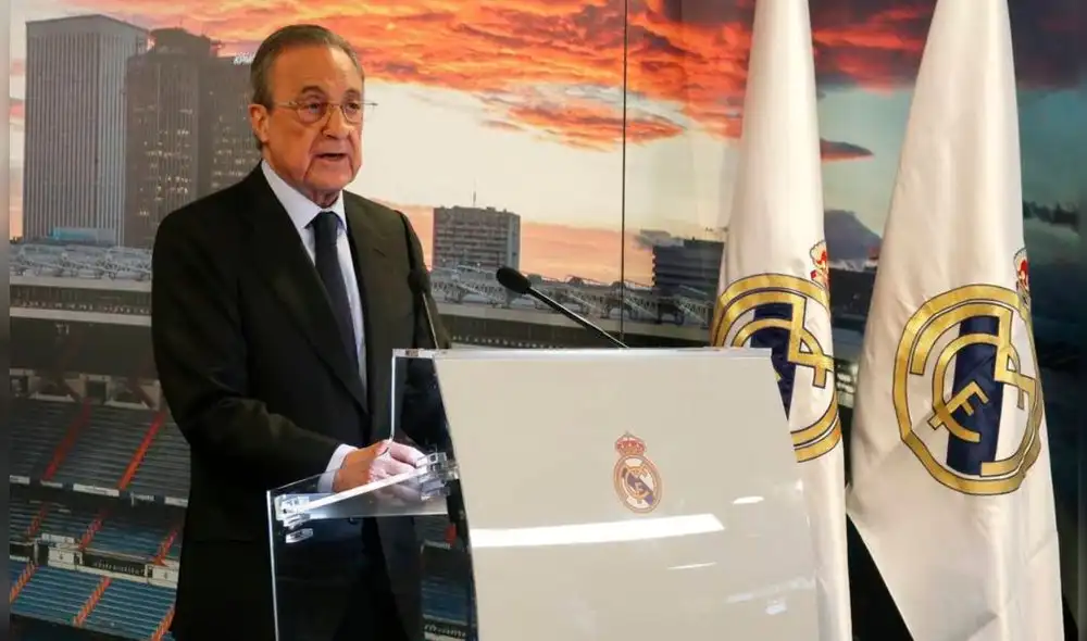 El presidente del Real Madrid señaló hace unas semanas que la Superliga será relanzada en los próximos meses. Foto: EFE