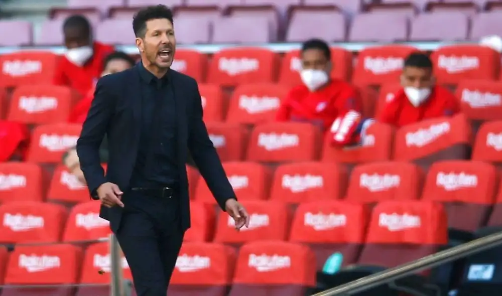 Atlético Madrid se mantiene como líder de LaLiga Santander con 77 puntos. Foto: EFE/Enric Fontcuberta