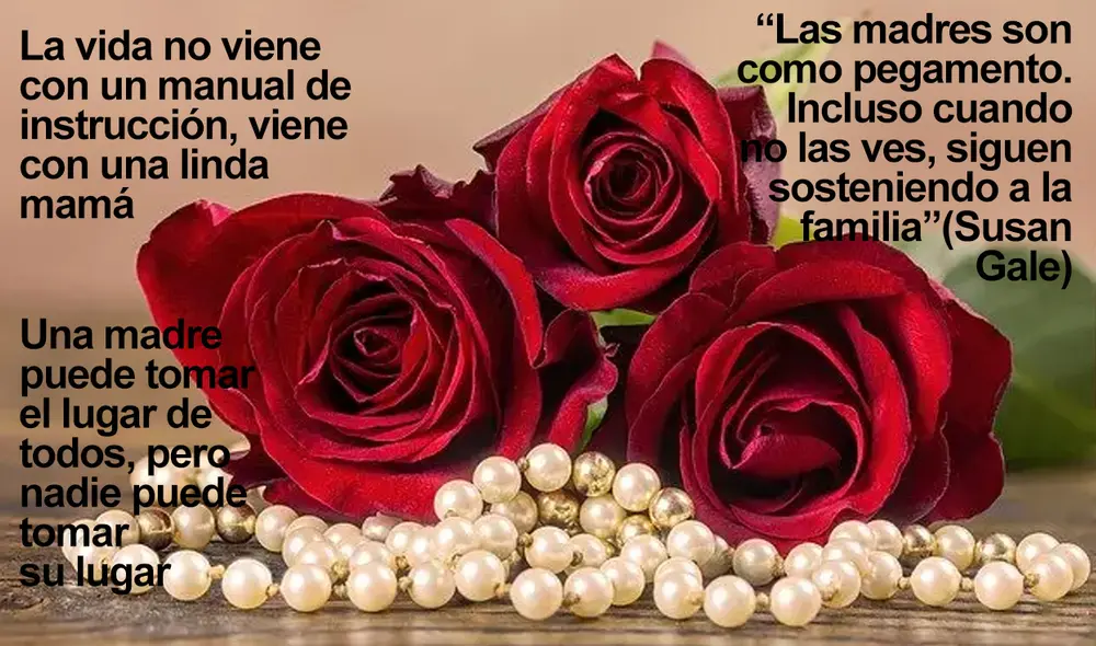 Comparte las mejores imágenes con frases lindas para el Día de la Madre este 2021. Foto: composición/difusión
