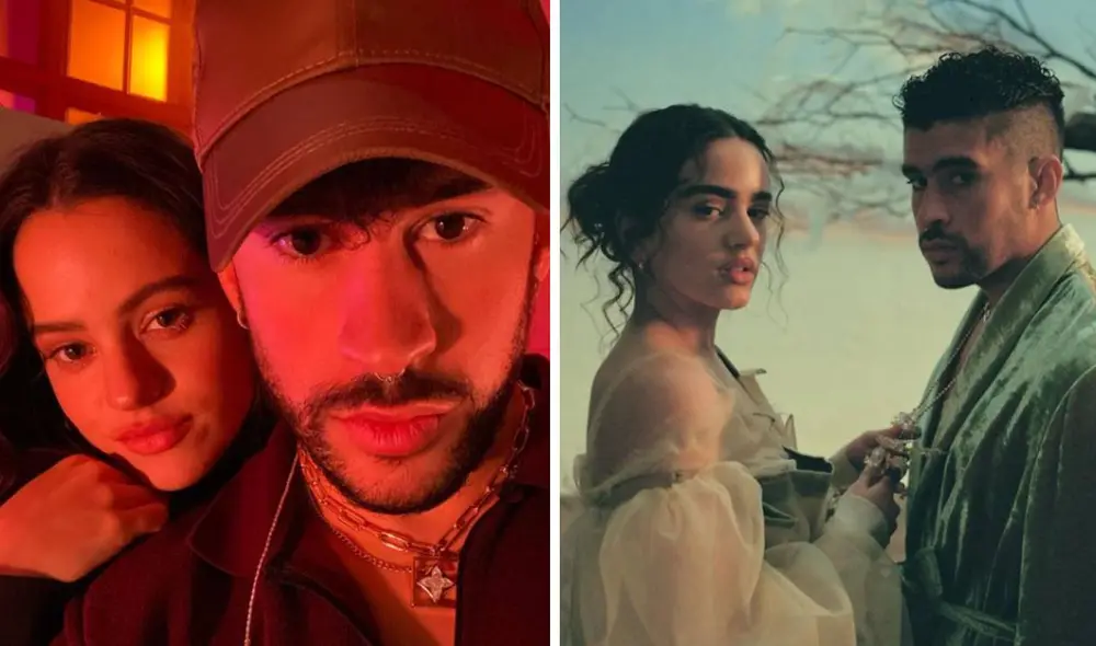Bad Bunny se mostró feliz por su colaboración con Rosalía. Foto: Bad Bunny / Instagram