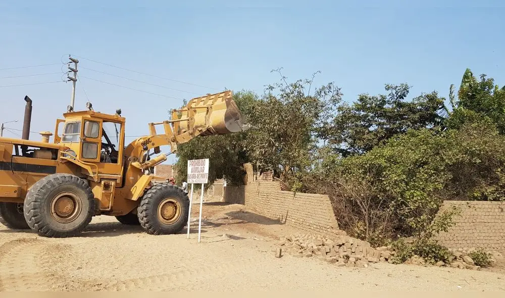 Invasores pretendían ampliar un corral afectando zona arqueológica. Foto: DDCLL