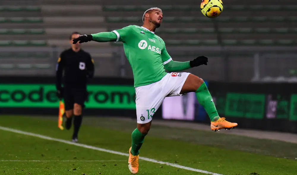 Miguel Trauco juega su tercera temporada en el Saint-Etienne. Foto: AFP