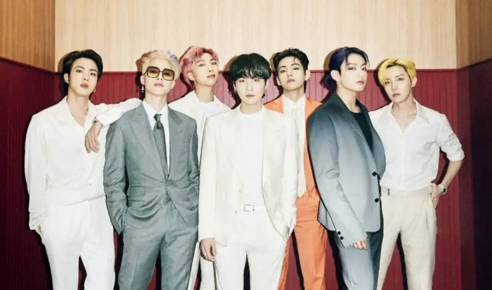 Jin, Jimin, RM, Suga, V, Jungkook y J-Hope en primera imagen grupal de "Butter". Foto: Big Hit Music Jin, Jimin, RM, Suga, V, Jungkook y J-Hope en primera imagen grupal de "Butter". Foto: Big Hit Music